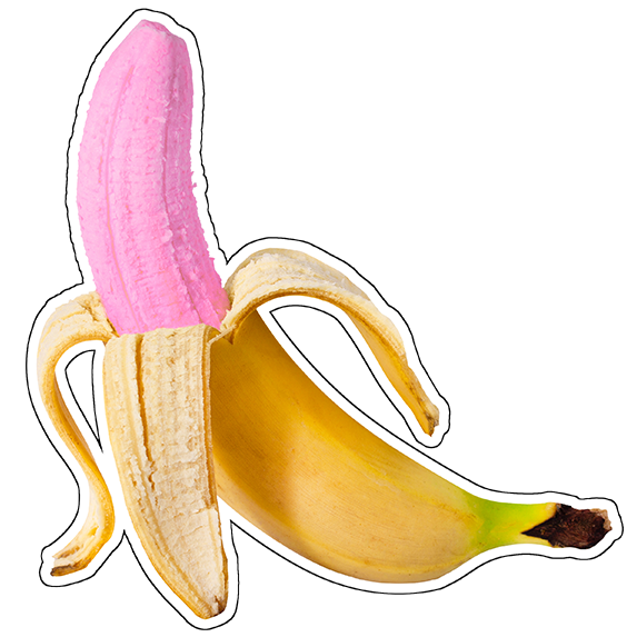 pink banana